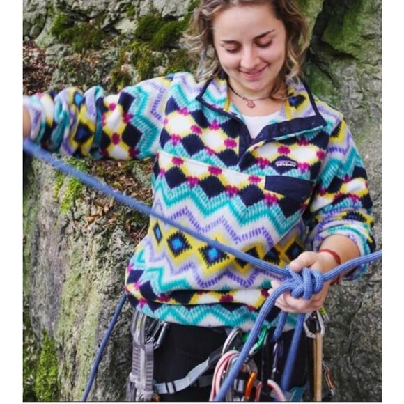 PATAGONIA Synchilla Snap-T Fleece Pullover Timber Twist RARE XS - Picture 10 of 10